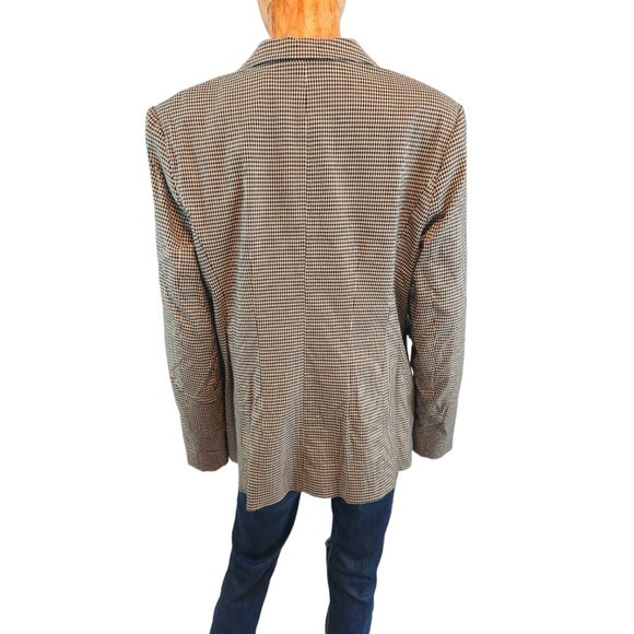 LEWIT black and white micro check blazer - Picture 4 of 10